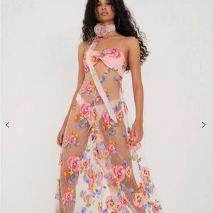 For Love and Lemons Delaney Maxi Dress XXS